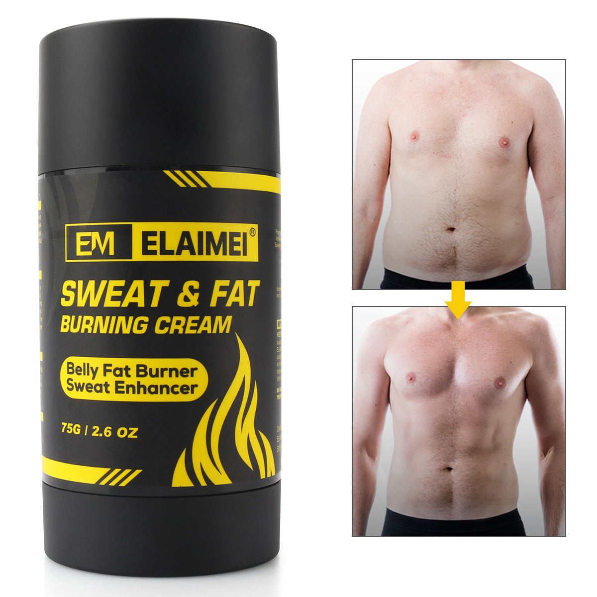 Fat Burning And Sweating Abdominal Muscle Cream