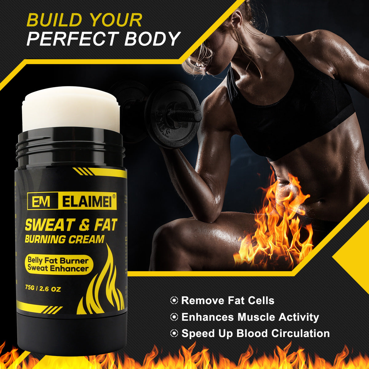 Fat Burning And Sweating Abdominal Muscle Cream